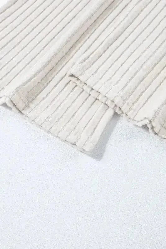 Loungewear Apricot Ribbed Lounge Set for Relaxed Style