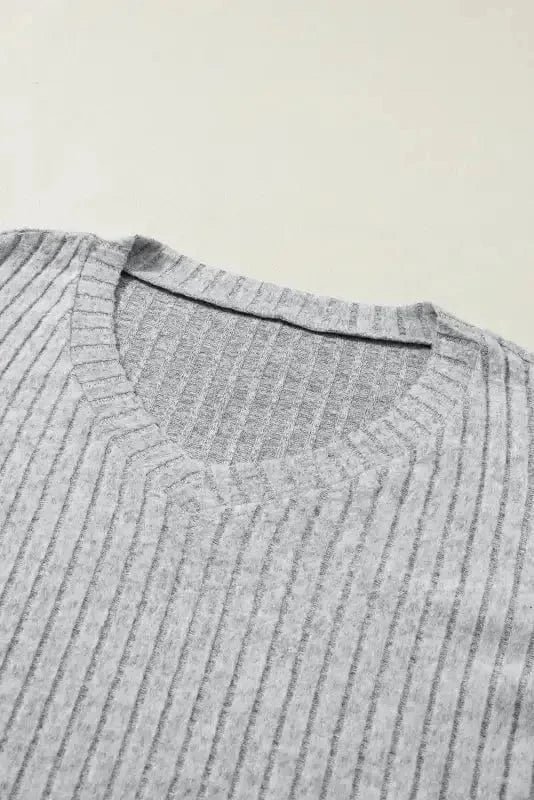 Loungewear Apricot Ribbed Lounge Set for Relaxed Style