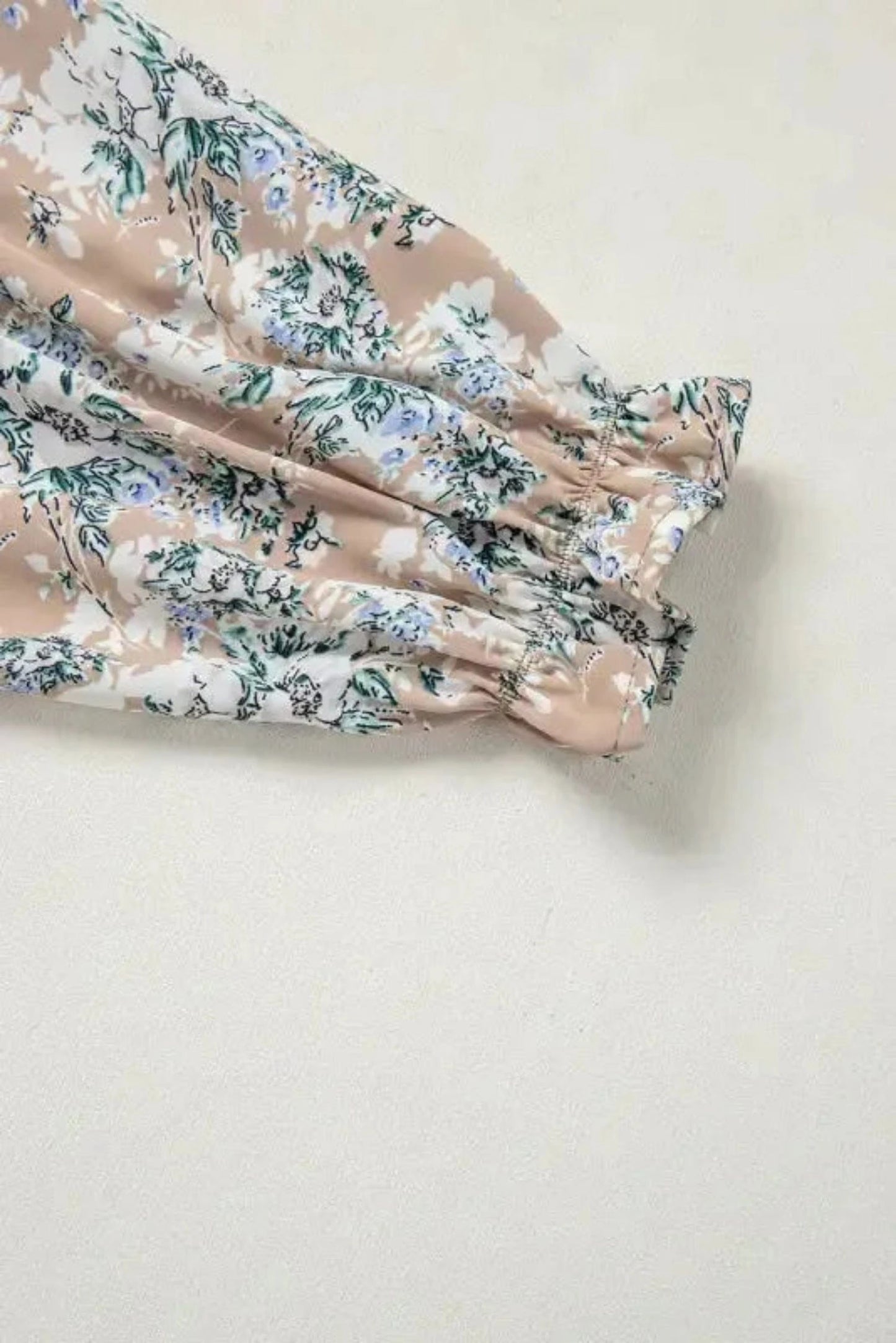 Maxi Dresses Maple Grove Floral Maxi Dress - Smocked Puff Sleeve