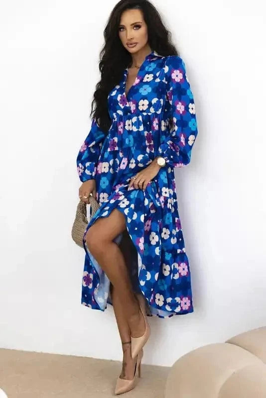 Midi Dresses Country Charm Floral Midi Dress