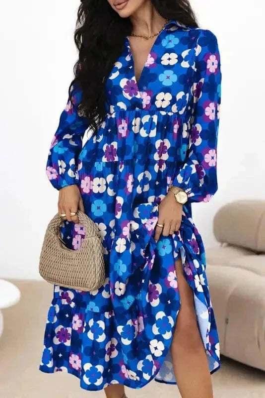Midi Dresses Country Charm Floral Midi Dress