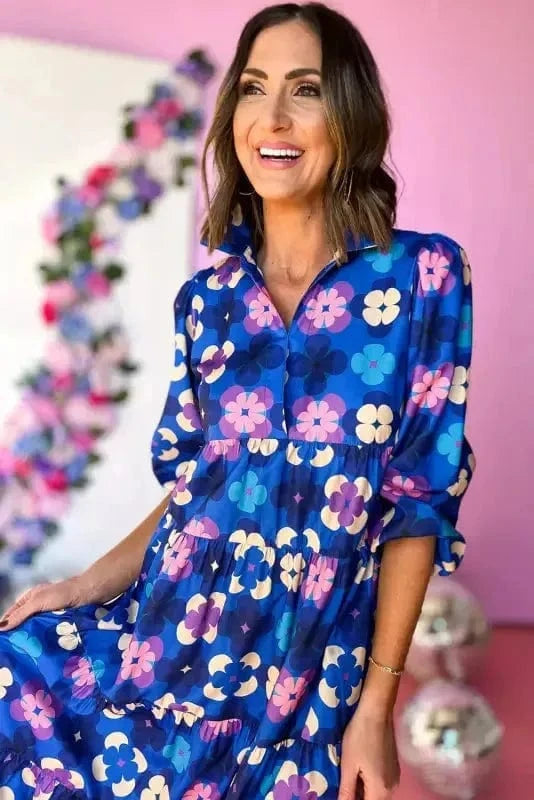 Midi Dresses Country Charm Floral Midi Dress