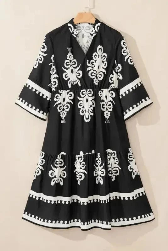 Midi Dresses Desert Mirage Loose Midi Dress