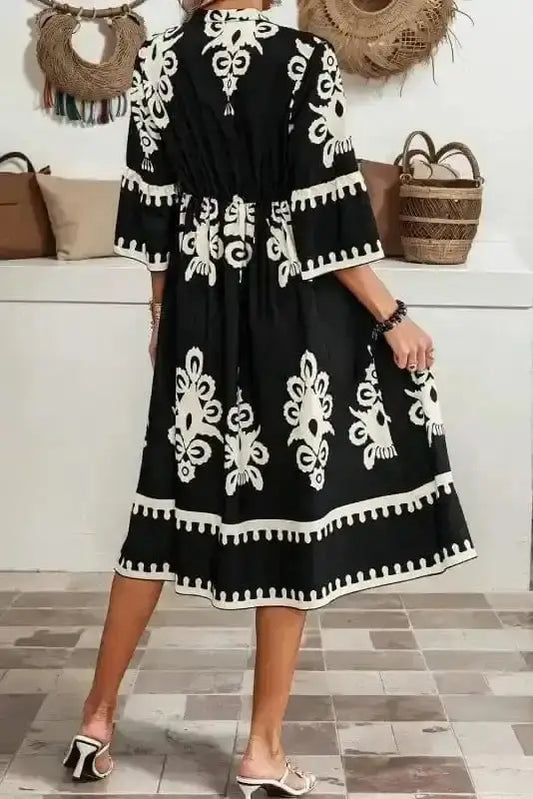 Midi Dresses Desert Mirage Loose Midi Dress