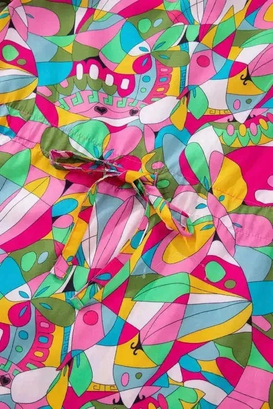 Mini Dresses Abstract Elegance Mini Dress