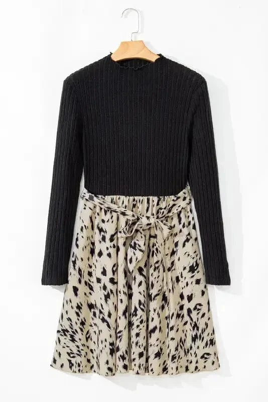 Mini Dresses Artisanal A-Line Ribbed Dress