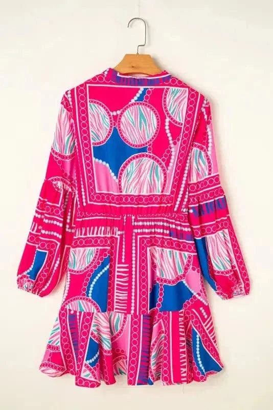 Mini Dresses Enchanted Rose Ruffled Mini Dress
