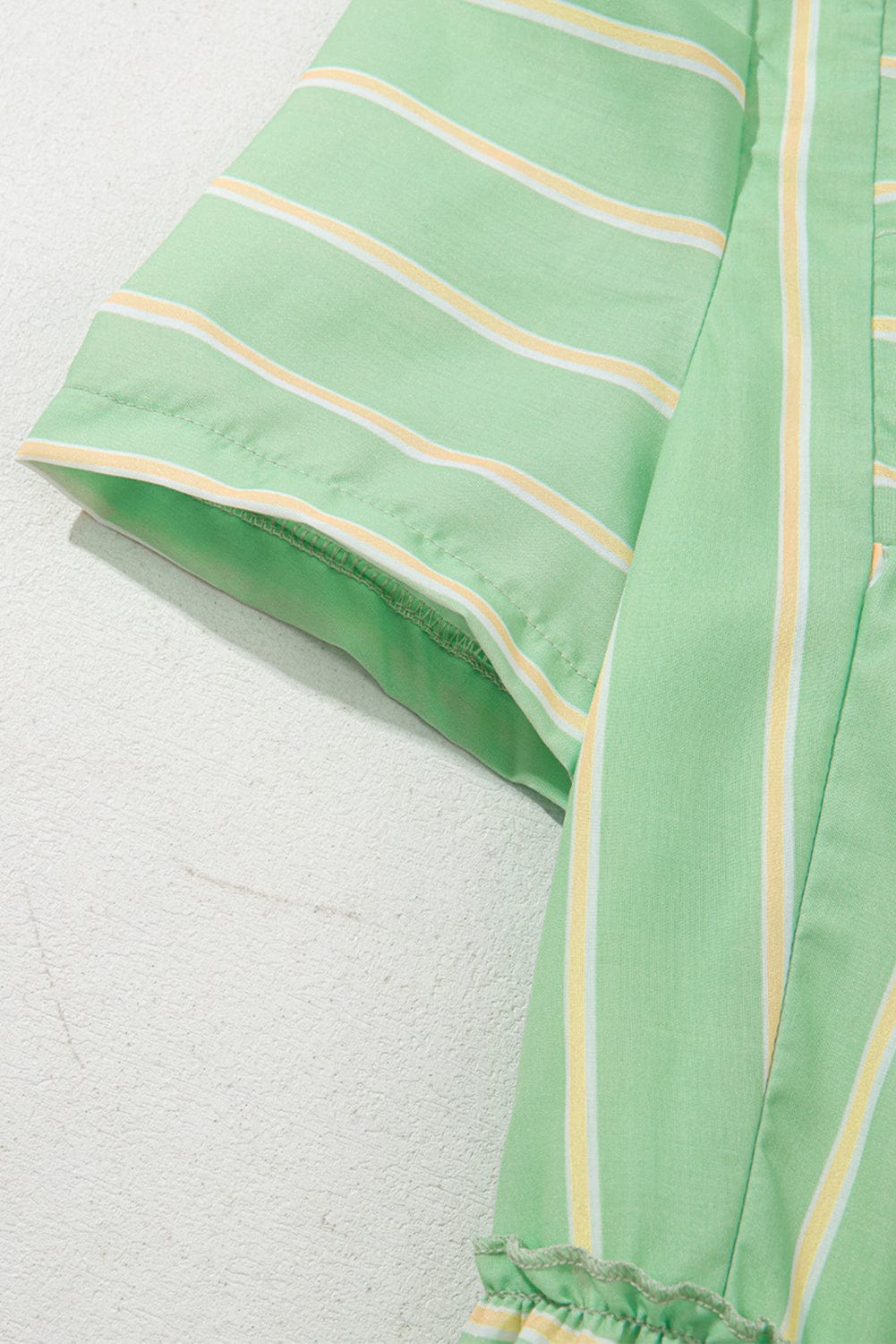 Mini Dresses Evergreen Stripe Frill Dress