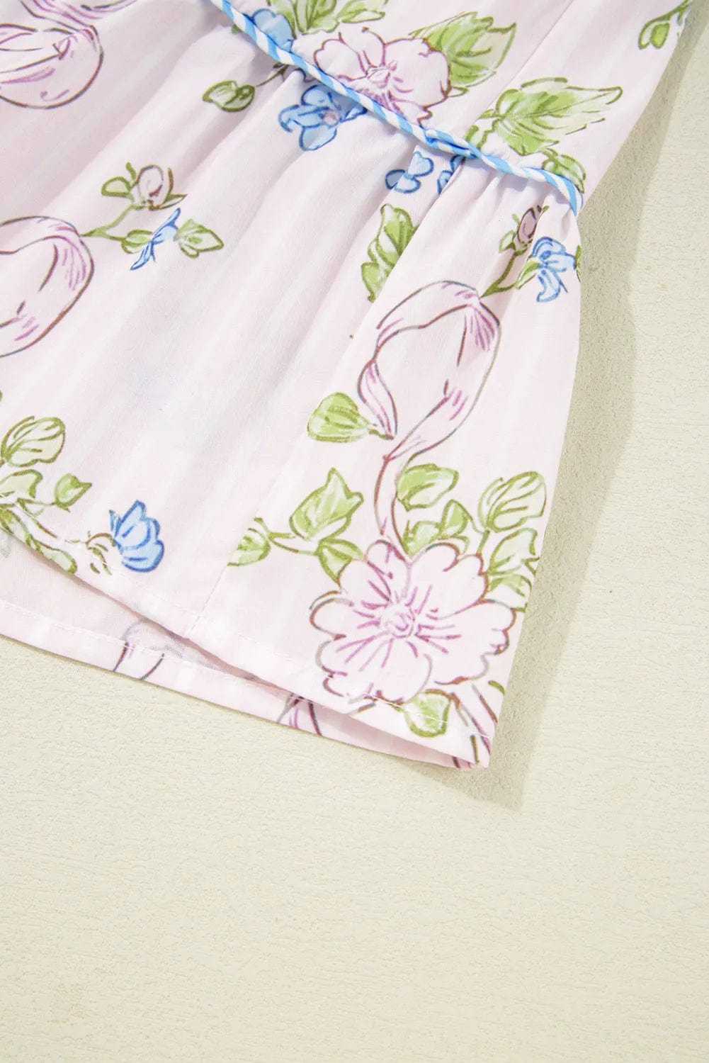 Mini Dresses Fashionfitz Blush Bloom Stripe Dress for Every Occasion