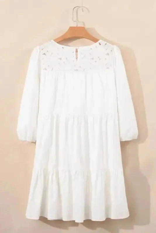 Mini Dresses Floral Lace Fantasy Mini Dress