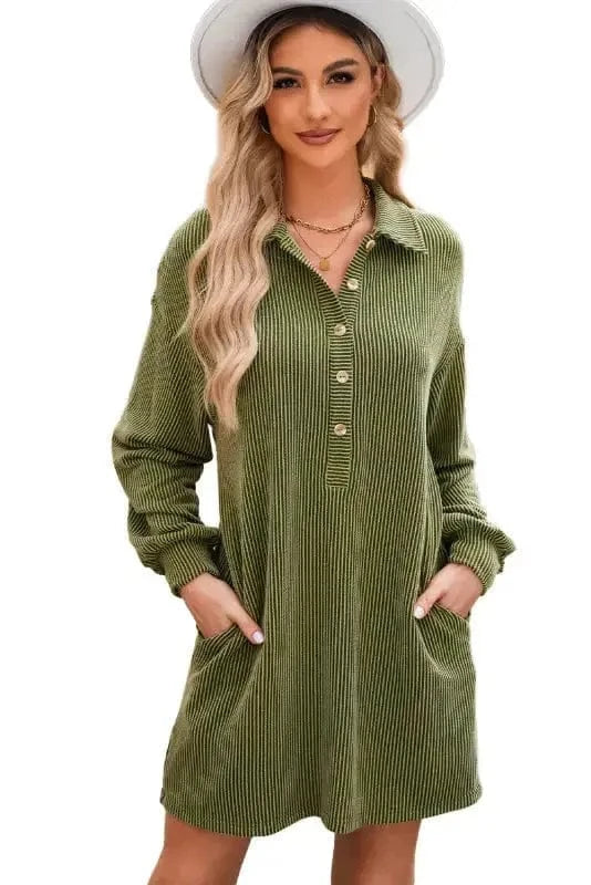 Mini Dresses Forest Flair Shift Dress