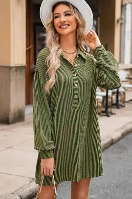 Mini Dresses Forest Flair Shift Dress