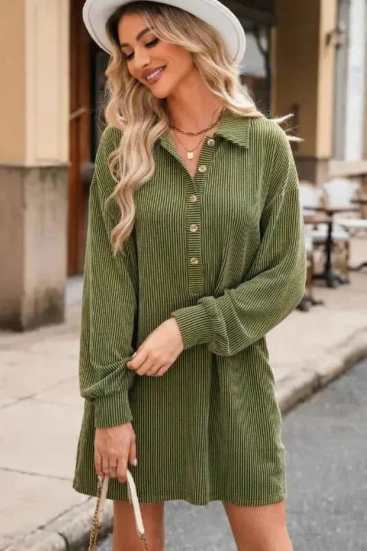 Mini Dresses Forest Flair Shift Dress