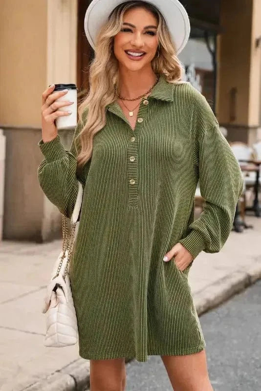 Mini Dresses Forest Flair Shift Dress