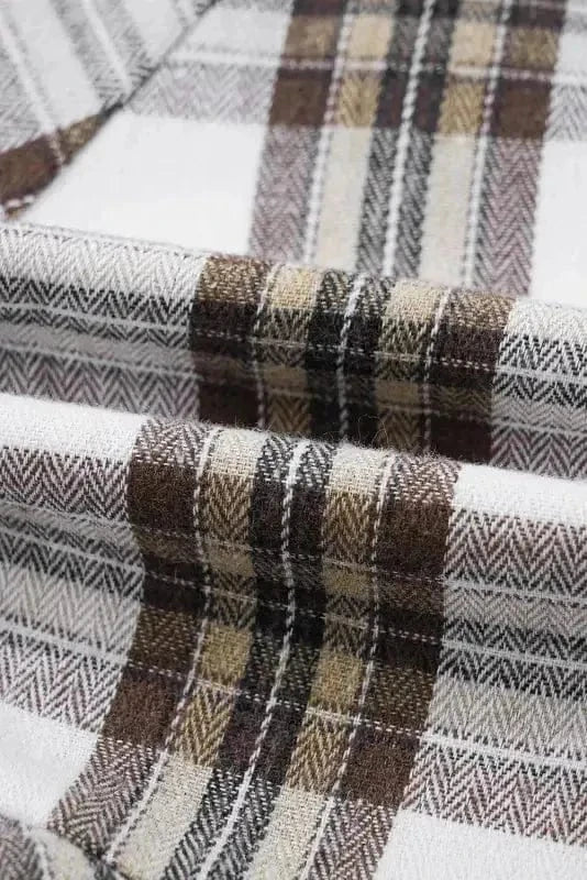 Mini Dresses Frolic in Plaid Swing Dress