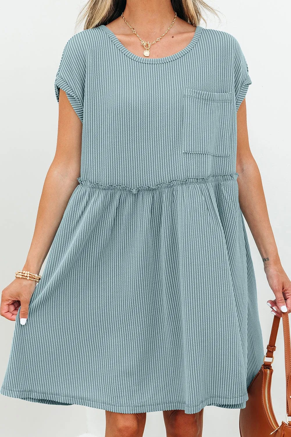 Mini Dresses Knit Couture Swing Dress