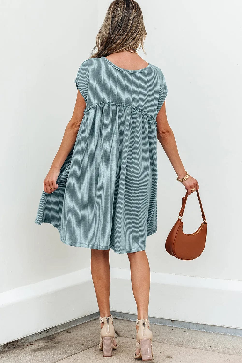 Mini Dresses Knit Couture Swing Dress