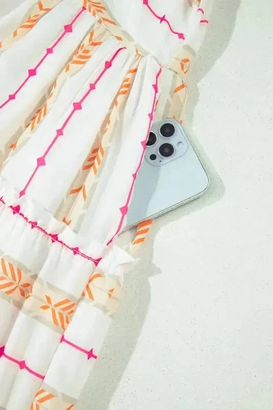 Mini Dresses Mystic Print Flowy Dress