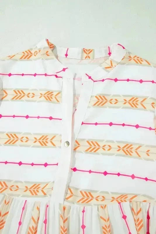 Mini Dresses Mystic Print Flowy Dress
