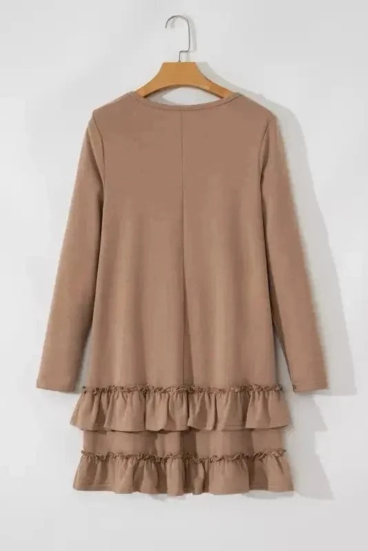 Mini Dresses Sassy Ruffle Mini Dress