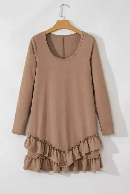 Mini Dresses Sassy Ruffle Mini Dress
