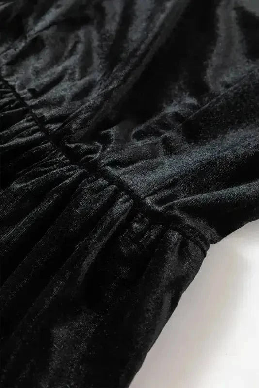 Mini Dresses Velvet Twilight Sleeveless Dress