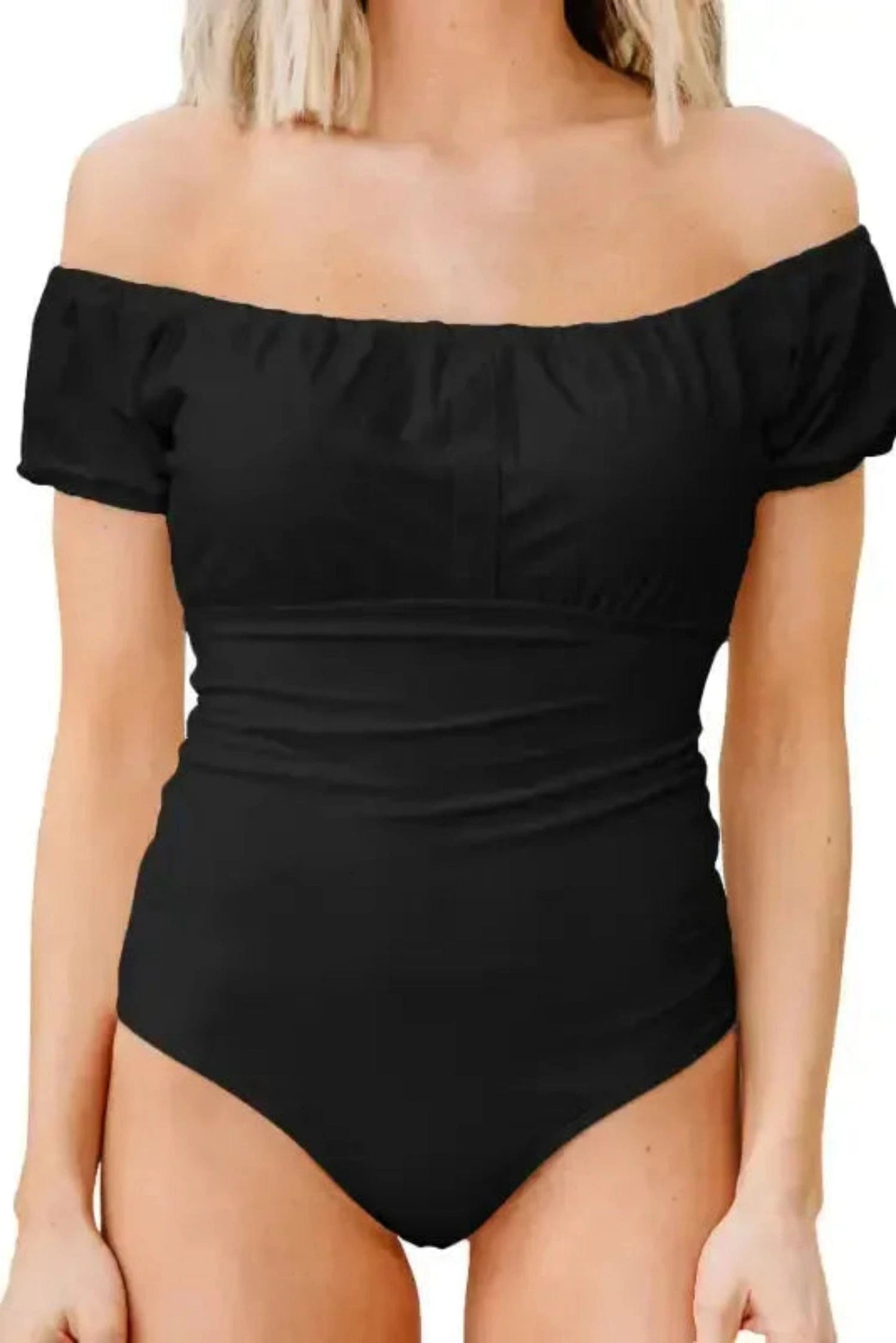 One Piece Swimsuit Bardot One-Piece Swimsuit