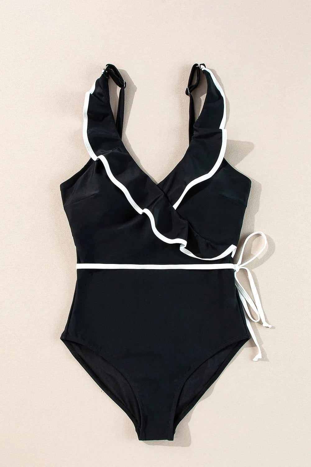 One Piece Swimsuit Ruffled One Piece Swimsuit