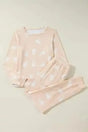 Pajama Sets Apricot / S / 95%Polyester+5%Elastane Holiday Harvest Two-Piece PJs