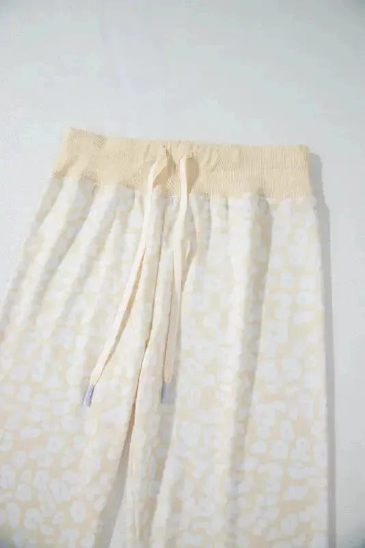 Pajama Sets Cheetah Comfort Cozy Loungewear Set