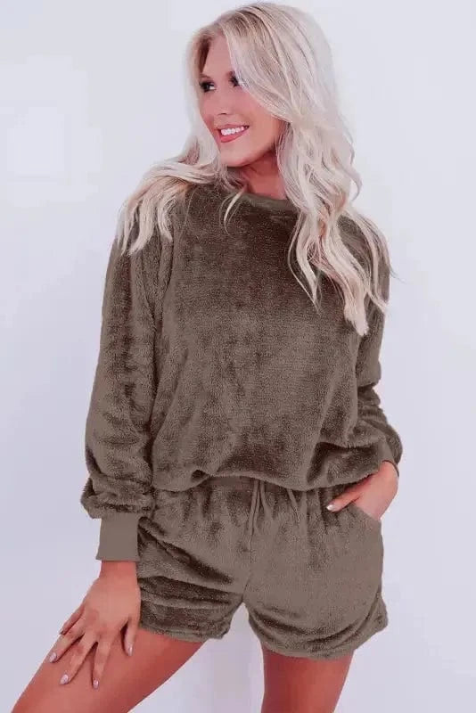 Pajama Sets Cozy Comfort Fleece Lounge Set