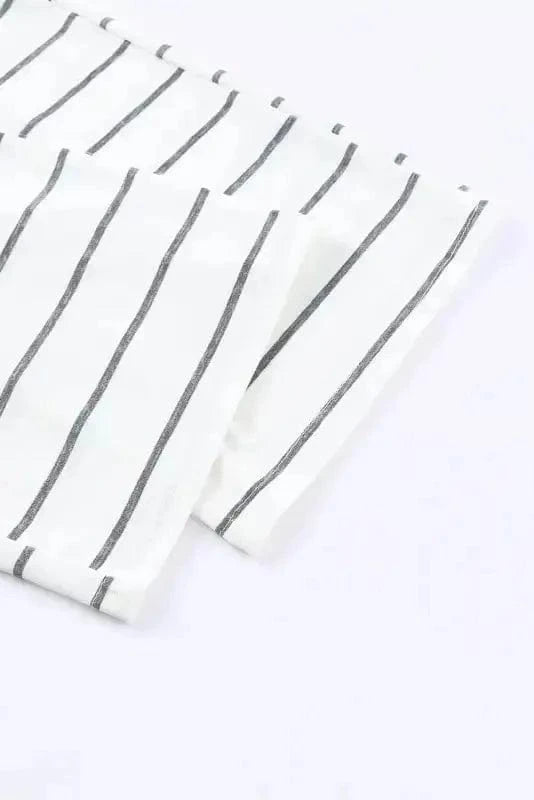 Pajama Sets Fashionfitz Striped Pajama Set for Women - Cozy Comfort