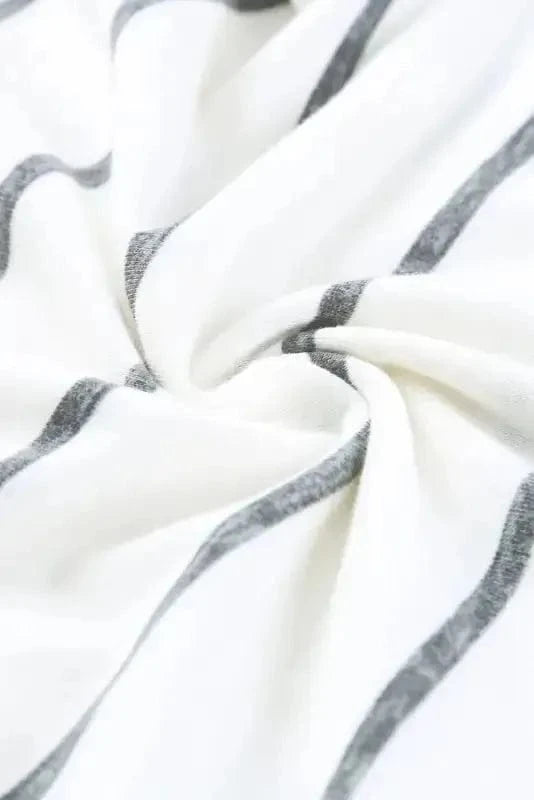 Pajama Sets Fashionfitz Striped Pajama Set for Women - Cozy Comfort