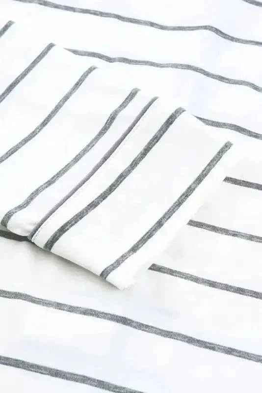 Pajama Sets Fashionfitz Striped Pajama Set for Women - Cozy Comfort