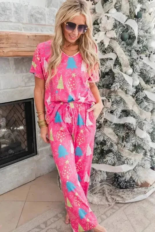 Pajama Sets Jingle Bell Loungewear Set
