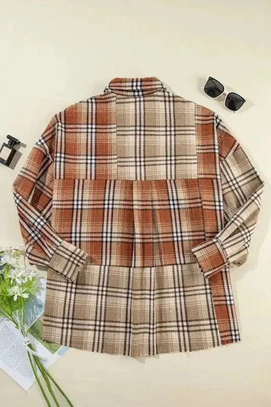 Plaid Shackets Plaid Pizzazz High Low Shacket