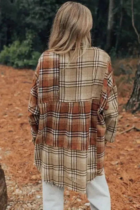 Plaid Shackets Plaid Pizzazz High Low Shacket