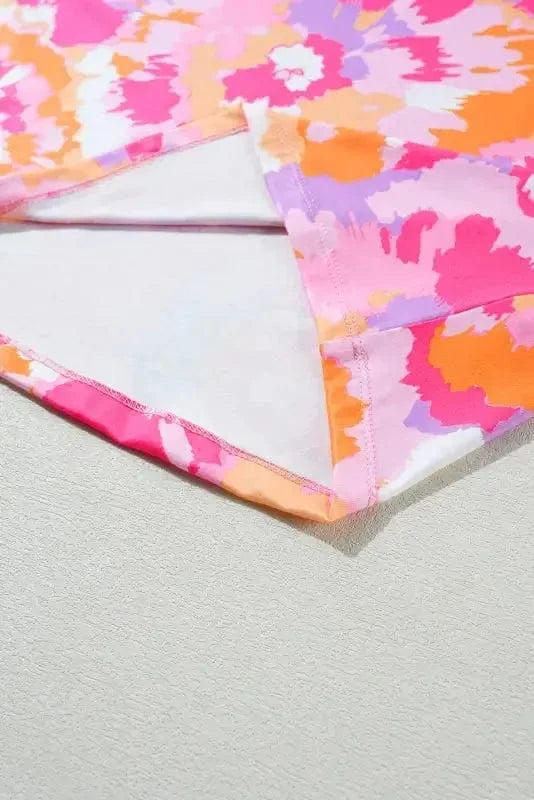 Plus Size Blouses Blossom Curve V-Neck Blouse