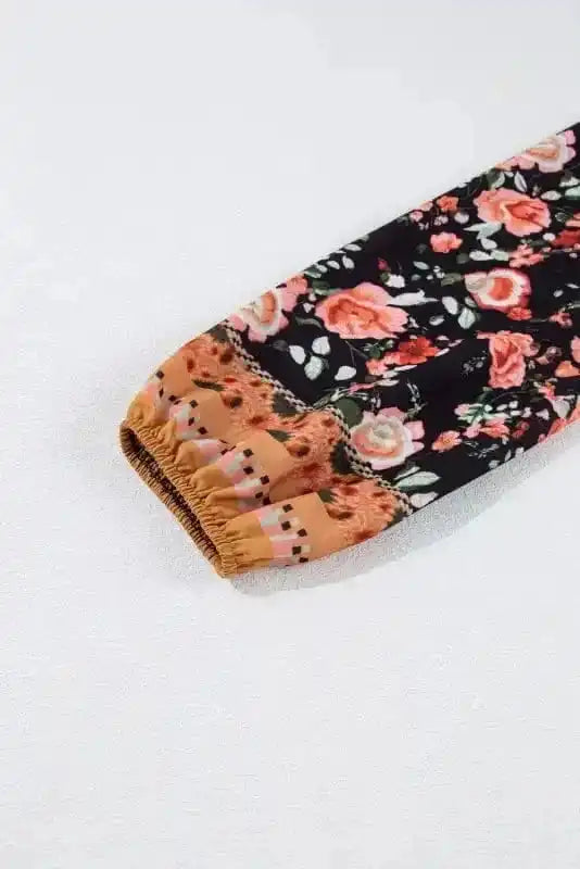 Plus Size Blouses Paisley Charm Plus Size V-Neck Blouse