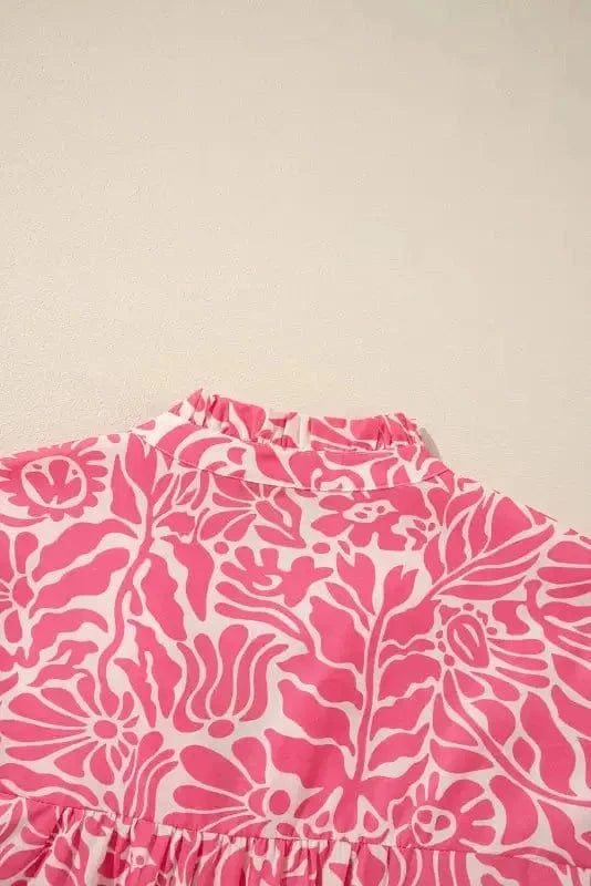 Plus Size Blouses Peony Puff Plus Top