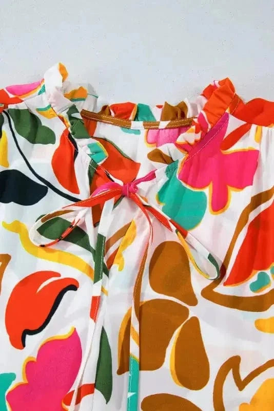 Plus Size Maxi Dresses Orange Floral Plus Size Dress