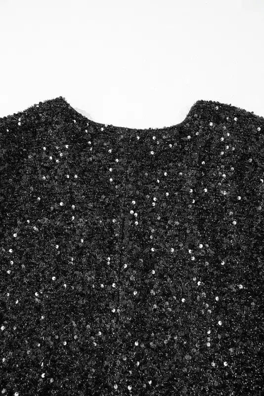 Plus Size Mini Dresses Sequin Elegance Plus Dress