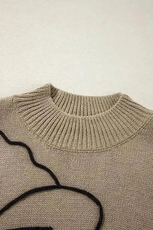 Plus Size Sweaters BlossomPlus High Neck Sweater