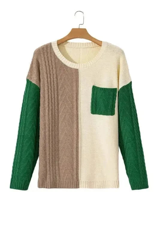 Plus Size Sweaters CozyBlock Plus Size Cable Knit Sweater