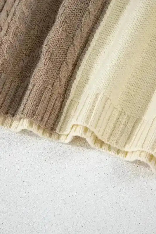 Plus Size Sweaters CozyBlock Plus Size Cable Knit Sweater