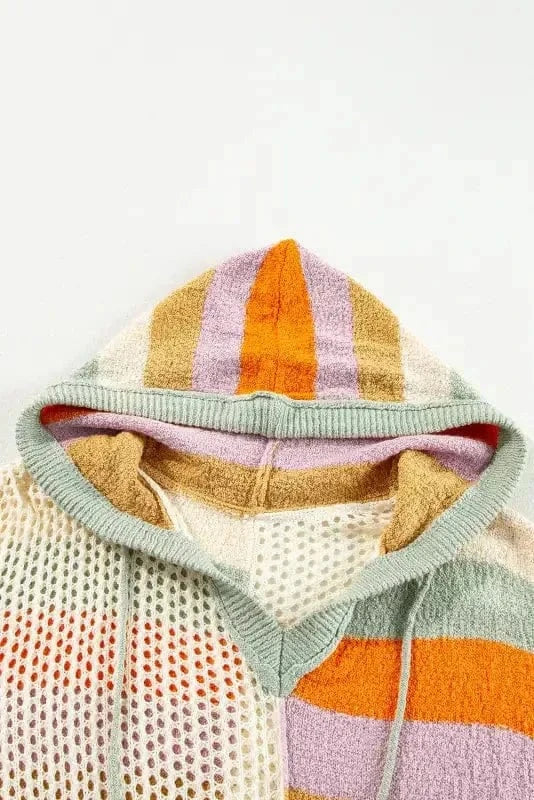 Plus Size Sweaters Hooded Harmony Pointelle Sweater