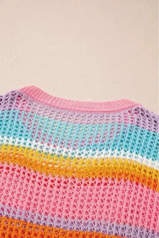 Plus Size Sweaters Open Knit Plus Sweater