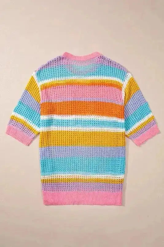 Plus Size Sweaters Open Knit Plus Sweater