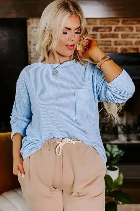 Plus Size Sweatshirts ComfyContours Longline Tee