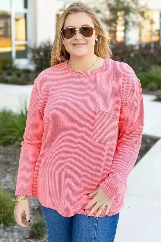 Plus Size Sweatshirts ComfyContours Longline Tee